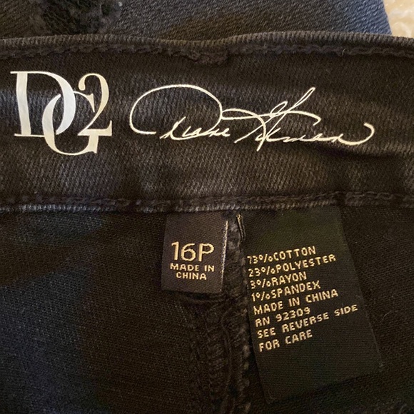 NWT DG2 by Diane Gilman Stretch Destructed Skinny Jean women’s 16p - Picture 5 of 7